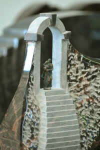 Beispielfoto Accessoires Grabmale Ehepaar-Figur aus Bronze